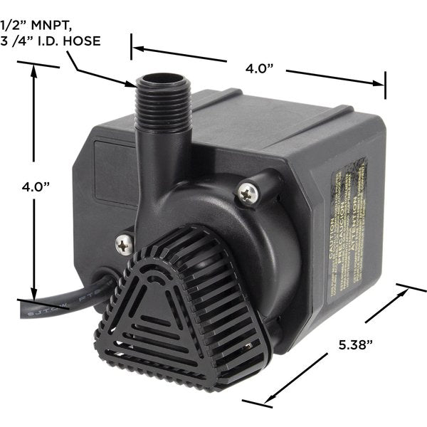 Pump-115V Submersible 6' cord W/plug