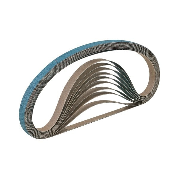 Sanding Belt, 0.5x24, Z3 Y Wt., Belt, 36G, 1/2