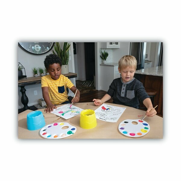 Washable Paint, 12 Assorted Colors, PK16