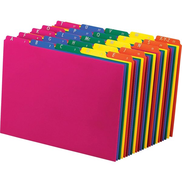 Index Tab Set, Asst, Polypropylene, PK25