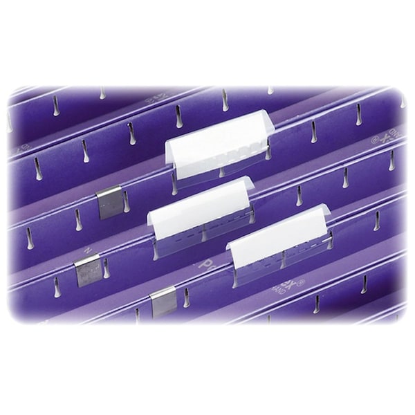 Hanging Folder Insert Tabs, White, PK100