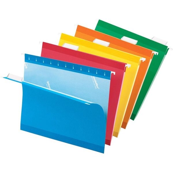Hanging File Folders, Assorted, PK25