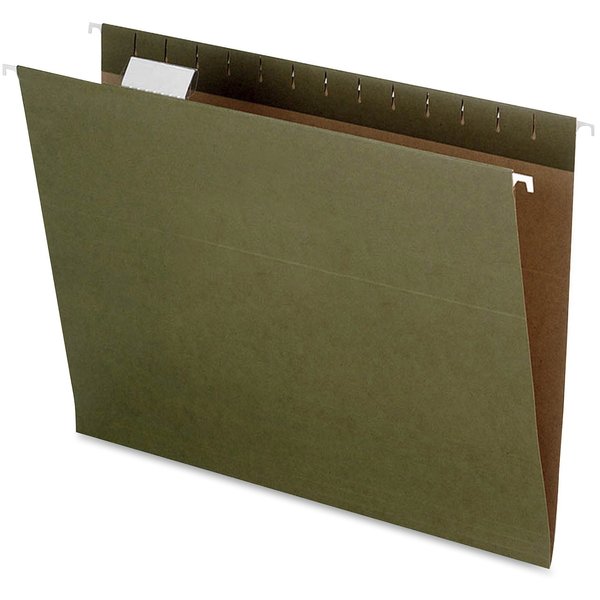 Hanging File Folder, Standard Green, PK25