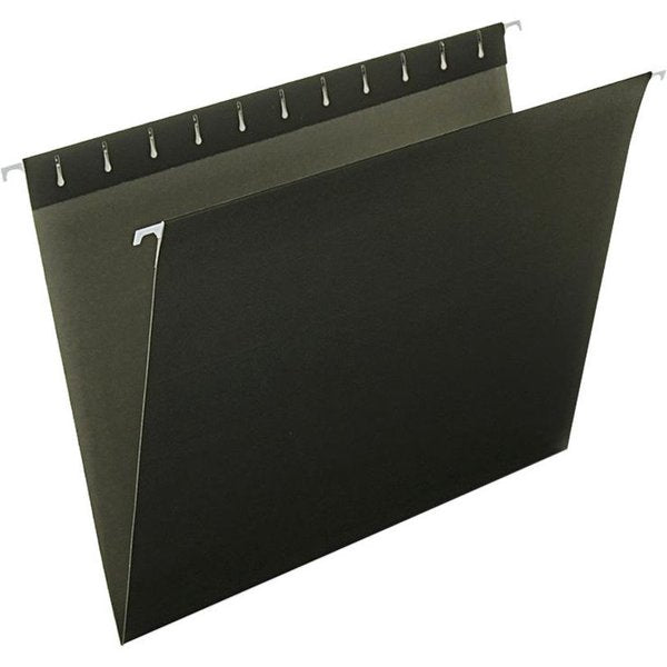 Hanging File Folders, Black, PK25