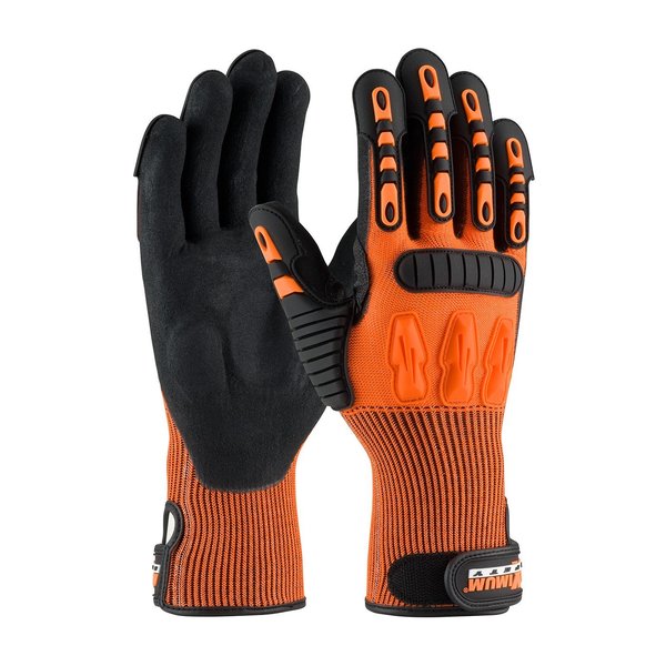 Cut Resistant Impact Coated Gloves, A4 Cut Level, Nitrile, XL, 1 PR