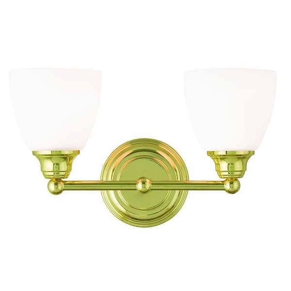 Somerville 2 Light Polished Brass Bath Vanity
