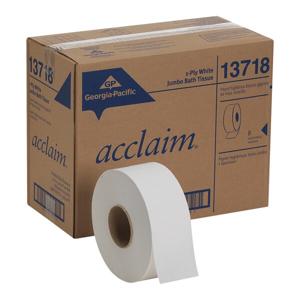 Toilet Paper, Continuous Roll, 8 PK