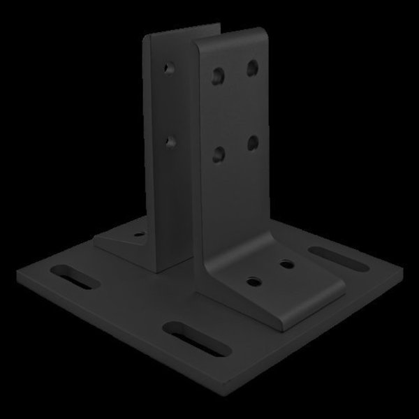 Black Floor Mount Base Plate For 1020