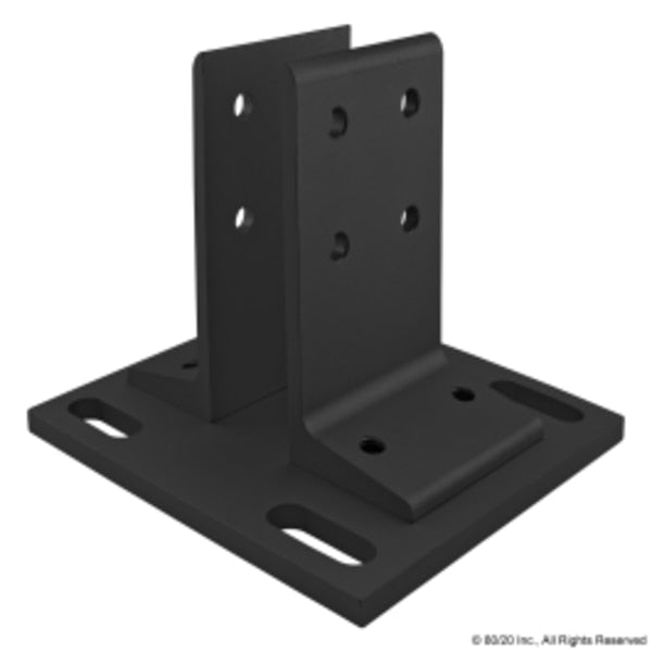 Black Floor Mount Base Plate For 1530