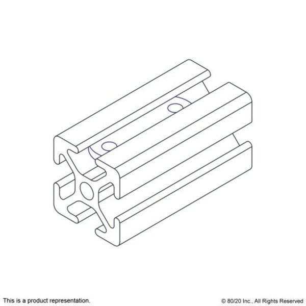 Dbl Econ, T-Nut 1/4-20, Thread, 15S