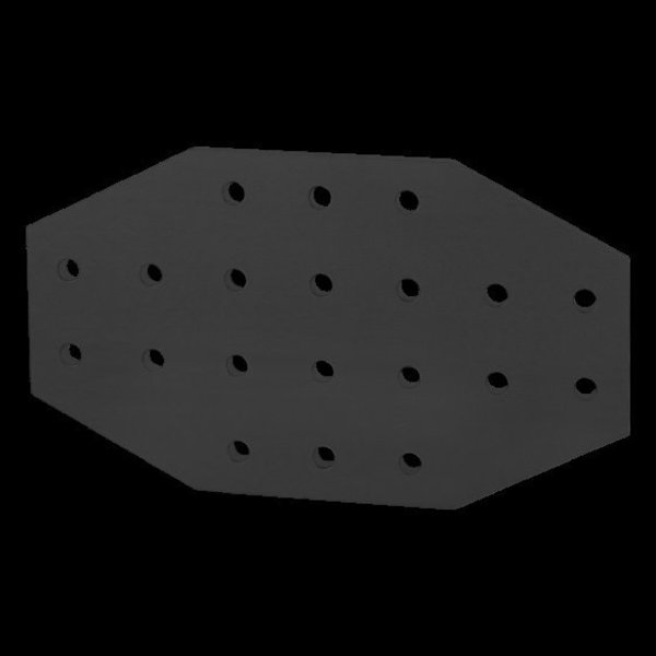 Blk 10S 20 Hole Cross Joining Plate 4