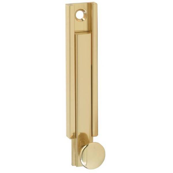 Surface Bolt, Brass, 3 in. Lx11/16 in. W
