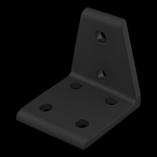 Blk 10S 6 Hole Ctr Inside Corner Bracket
