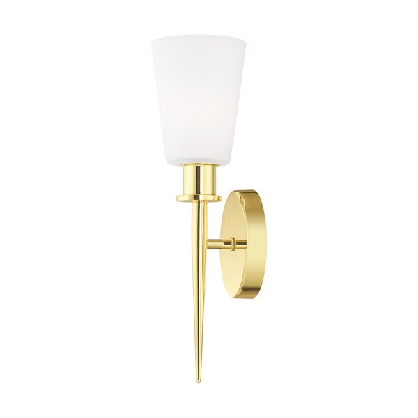 Witten 1 Light Polished Brass ADA Wall S