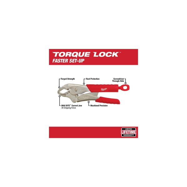 10 in Torque Lock Deluxe Cushion Grip Locking Plier