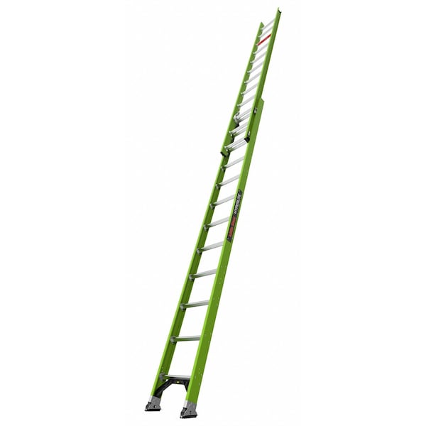 Fiberglass Extension Ladder, 300 lb Load Capacity