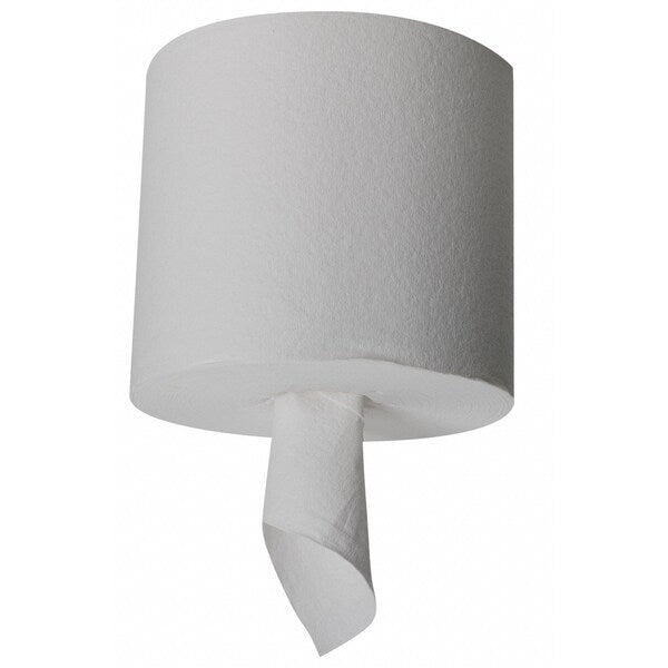 Dry Wipe Roll, Center Pull, Double Recreped DRC, 7 3/4 x 13 1/4 in, 260 Sheets, White, 4 Pack