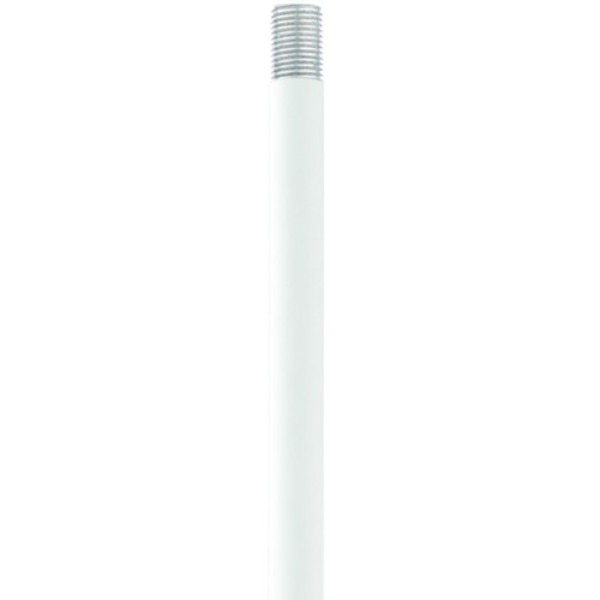 Textured White Extension Rod