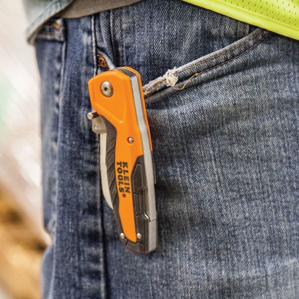 Cable Skinning Utility Knife w/Replaceable Blade