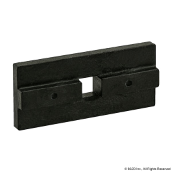 Black Uhmw Pads W/Brake Hole 15 S