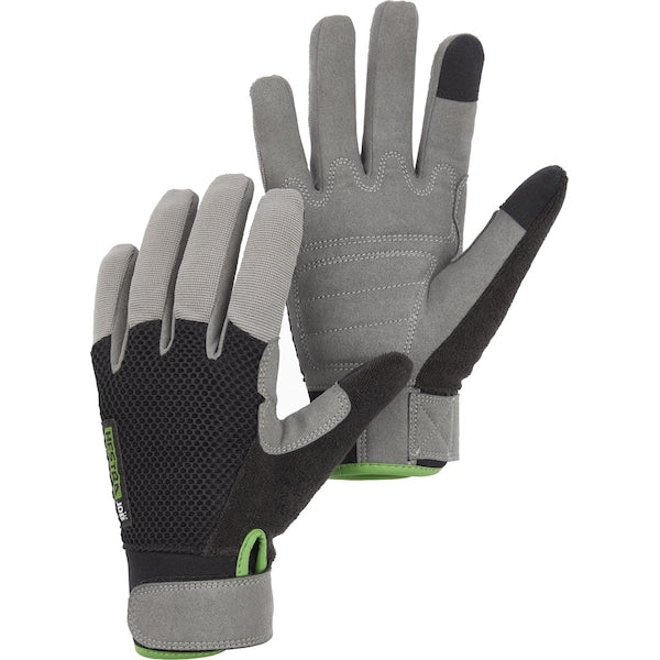 Durable, synthetic suede work gloves, PR