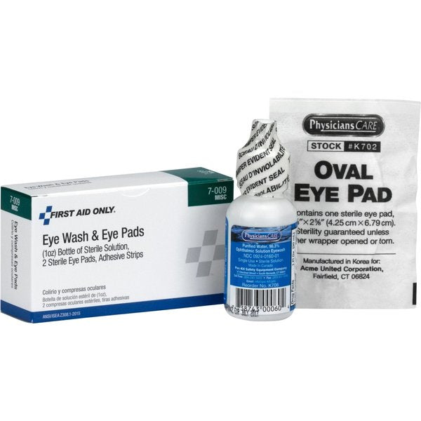 Personal Eye Care Kit, Bottle Size 1 oz.