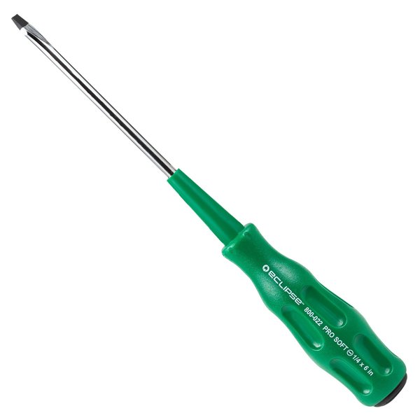Screwdriver, Straight Blade, 1/4 x 6