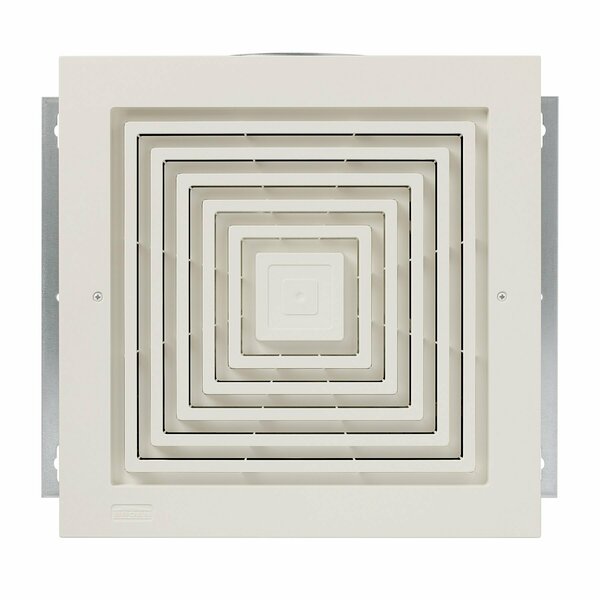 Commercial Fan, 120V AC, White Grille