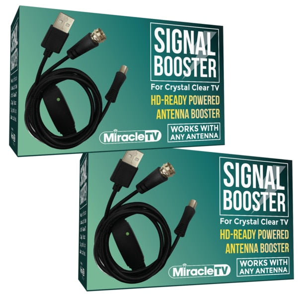 HDTV Antenna Signal Booster, Hi-Pow, PK 2