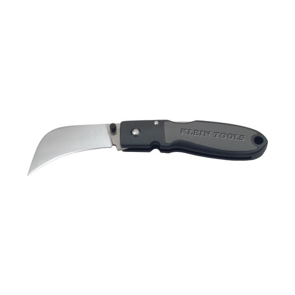Lockback Knife, 2-5/8-Inch Hawkbill Blade, Black Handle