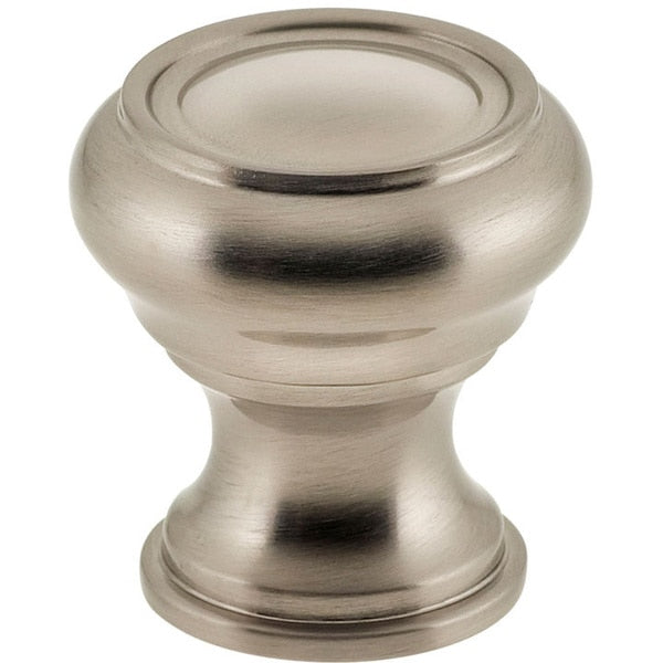 Traditional Cabinet Knob Bright Brass 1-1/4