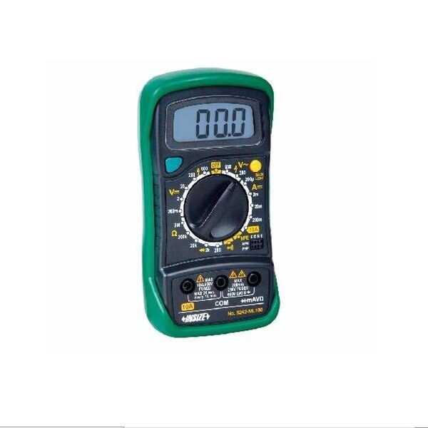 Digital Multimeter, 600 Max. AC Volts, 600 Max. DC Volts, No Range Max. AC Amps, 10 A Max. DC Amps