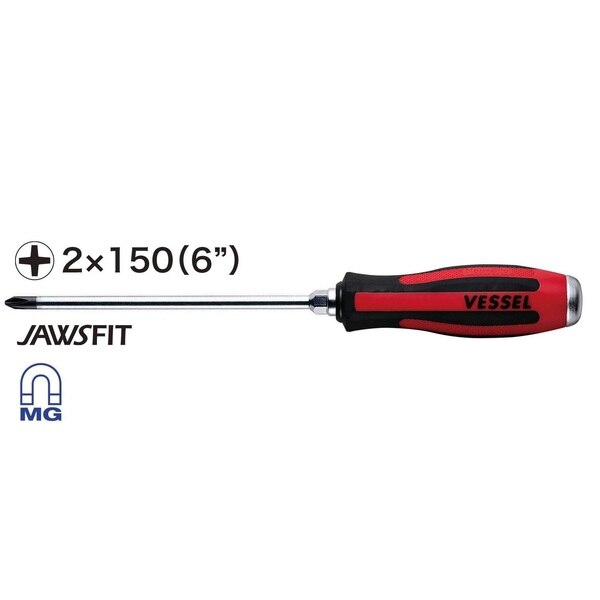 MEGADORA Tang-Thru Screwdriver No.930 +2