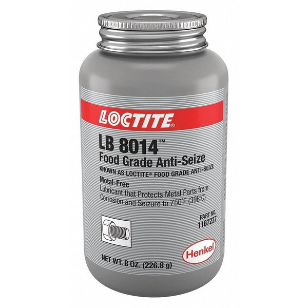 Food Grade Anti-Seize, H1 Food Grade, 8 oz Brush-Top Can, LB 8014