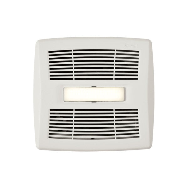 Single-Speed Vent Fan with LED Light, 80 cfm, 4