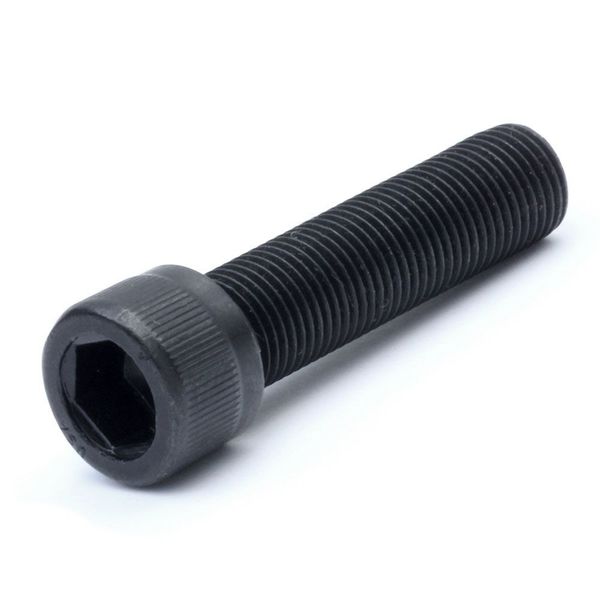 #6-32 Socket Head Cap Screw, Black Oxide Alloy steel, 1 in Length, 5 PK