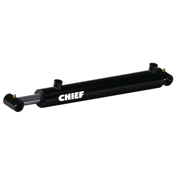 LD Loader Welded Hydraulic Cylinder: 1.5 Bore x 14 Stroke - 1 Rod