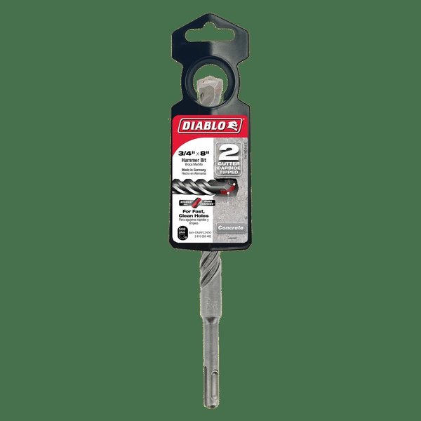 SDS-Plus 2-Cutter Carbide-Tipped Hammer