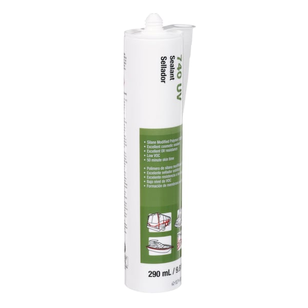 Sealant, 290 mL, Cartridge, White, Silane Modified Polymer Base