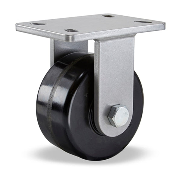 Rigid Caster, Ch 6X2-1/2 Plastex