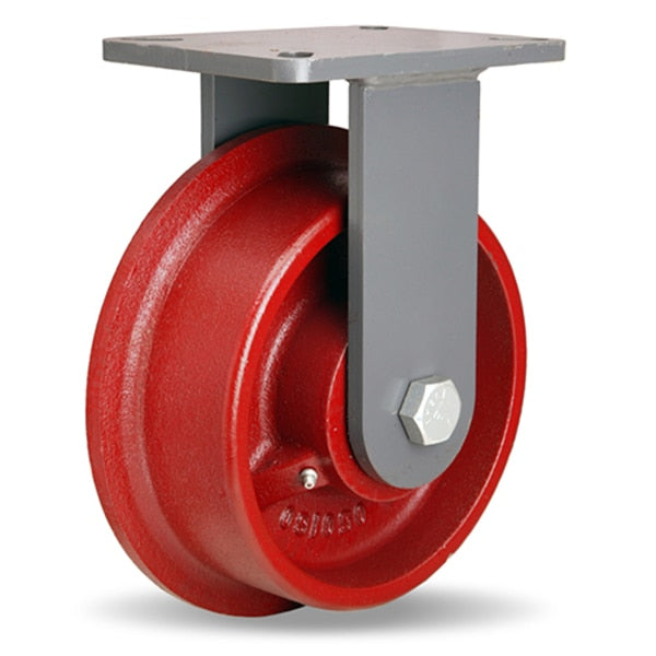 Rigid Caster, Ch 8X2-1/4 Ft Wheel