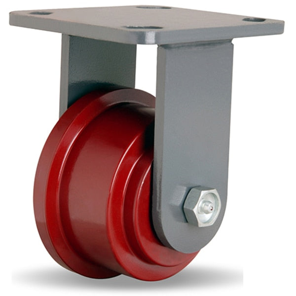 Single Flange Caster, w/4X4.5 Plate