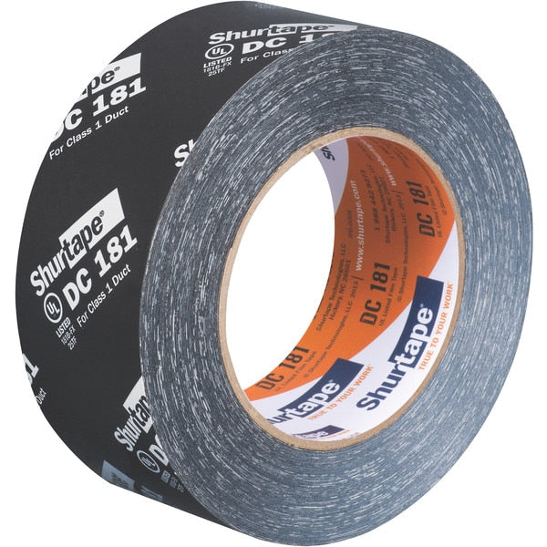 HVAC Tape, 48 x 110m, 3 mil, Black Printed