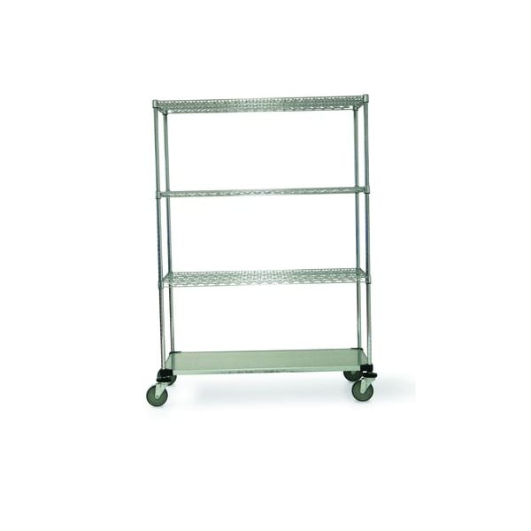 M-SD Unit, w/Casters, 4-Shelf, 18x36x80