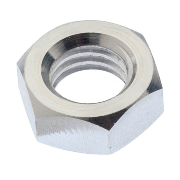 Hex Nut, #4-40, Titanium, Grade 5, Plain, 3/32 in Ht