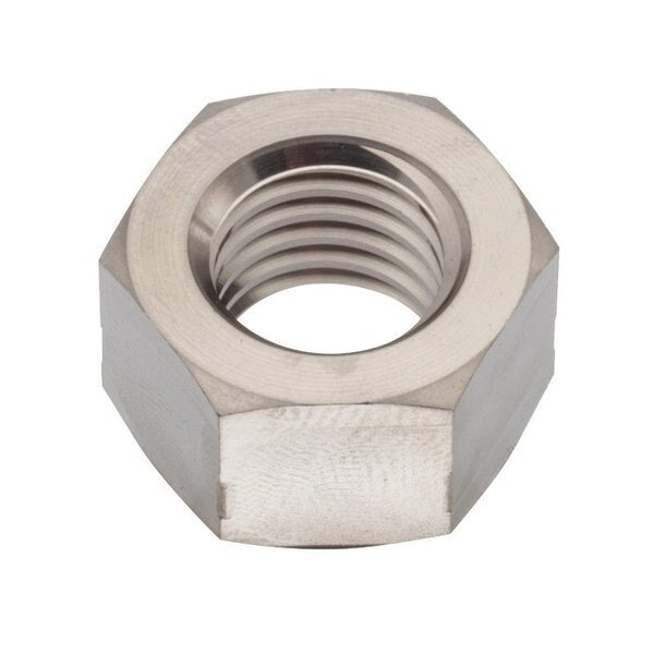 Hex Nut, M12, Titanium, Grade 2, Plain, 1-3/4 in Ht