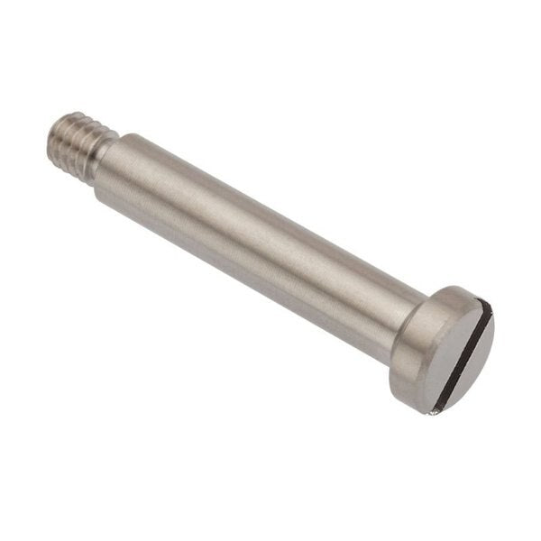 Shoulder Screw, 6g Thr Sz, 5mm Thr Lg, 25 mm Shoulder Lg, 316 Stainless Steel