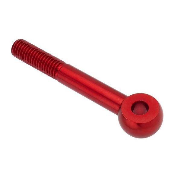Rod End, Aluminum, Red Anodized, 1/2