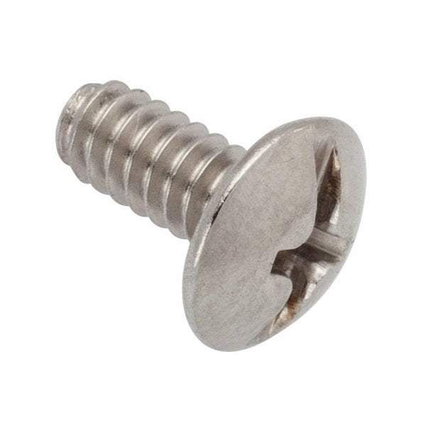 Binding Screw, #6-32 Thd Sz, 18-8 Stainless Steel