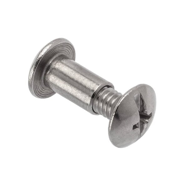Combo Barrel/Screw, #8-32, 3/4 to 7/8 in Brl Lg, 13/64 in Brl Dia, 316 Stainless Steel Unfinished
